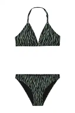Wehkamp Protest triangel bikini PRTANISTON JR groen/zwart aanbieding