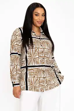 Wehkamp YOEK blouse beige aanbieding