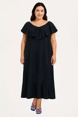 Wehkamp YOEK zomerjurk donkerblauw aanbieding