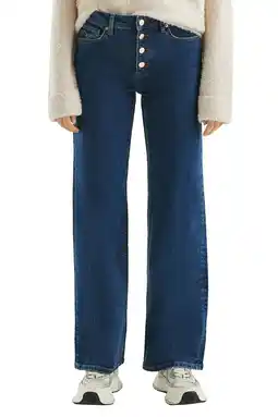 Wehkamp QS straight leg jeans dark blue denim aanbieding