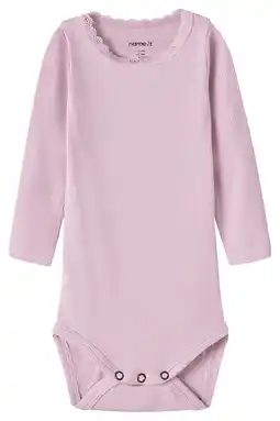 Wehkamp NAME IT BABY romper lichtlila aanbieding