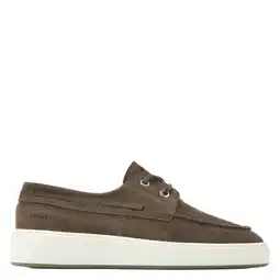 Wehkamp Nubikk Jiro Yacht suède bootschoenen donkergrijs aanbieding