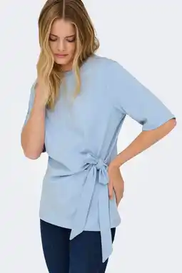 Wehkamp ONLY top lichtblauw aanbieding