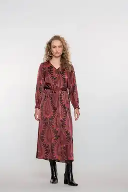Wehkamp Geisha A-lijn jurk fuchsia aanbieding
