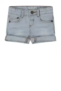 Wehkamp Dirkje denim short light blue denim aanbieding