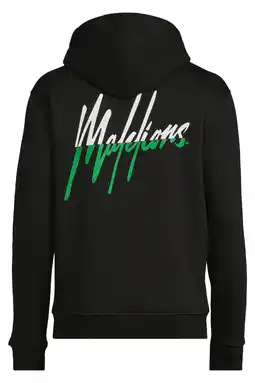 Wehkamp Malelions hoodie zwart aanbieding