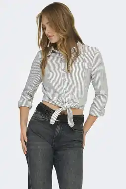 Wehkamp ONLY gestreepte blouse aanbieding