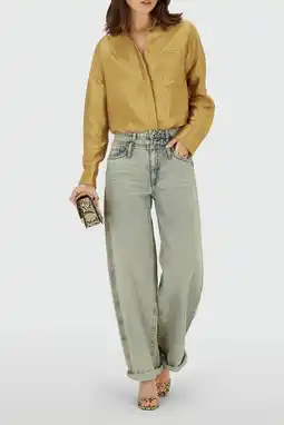 Wehkamp JOSH V satijnen blouse goud aanbieding