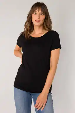 Wehkamp ES&SY T-shirt zwart aanbieding
