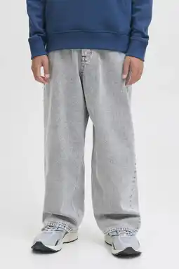 Wehkamp JACK & JONES JUNIOR highwaist extra baggy jeans grey denim aanbieding