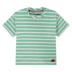 Wehkamp Babyface gestreept T-shirt groen aanbieding
