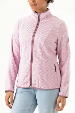 Wehkamp Falcon fleece vest Lotta lichtroze aanbieding