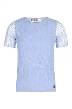 Wehkamp Like Flo Young blousetop lichtblauw aanbieding