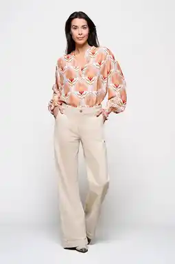 Wehkamp Mart Visser X Caroline Tensen Detroit straight leg jeans zand aanbieding