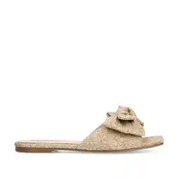 Wehkamp Sacha raffia slippers beige aanbieding