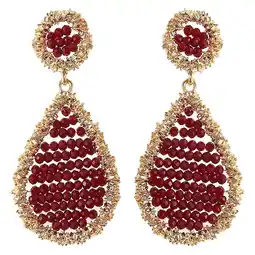 Wehkamp Candy Sweet Jewellery oorbellen CS24238 goudkleurig/donkerrood aanbieding