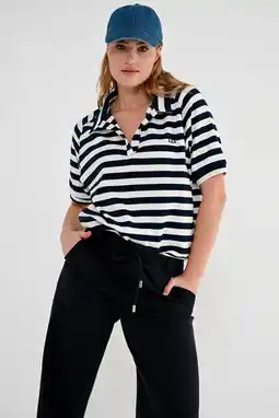 Wehkamp Maicazz & Zizo gestreepte top donkerblauw aanbieding