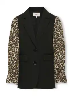 Wehkamp KIDS ONLY GIRL oversized blazer zwart aanbieding