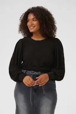Wehkamp Kaffe Curve top zwart aanbieding