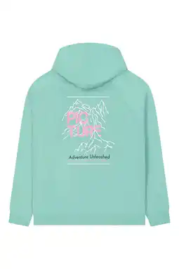 Wehkamp Picture hoodie Queran lichtgroen aanbieding