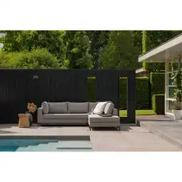 Wehkamp WOOOD Loungeset Rechts Buiten Sicilië - Taupe - 60x262x246 aanbieding