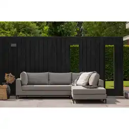 Wehkamp WOOOD Loungeset Rechts Buiten Sicilië - Taupe - 60x262x246 aanbieding