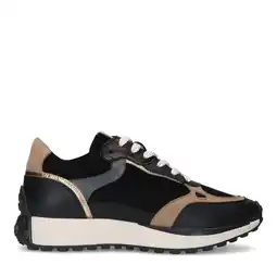 Wehkamp No Stress leren sneakers zwart aanbieding