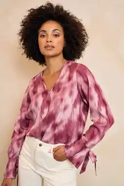 Wehkamp Lofty Manner blousetop paars aanbieding