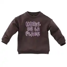 Wehkamp Z8 newborn sweater Riff donkerbruin aanbieding