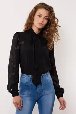 Wehkamp G-maxx blouse zwart aanbieding