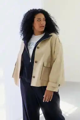 Wehkamp Yest Curve trenchcoat beige aanbieding