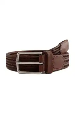 Wehkamp WE Fashion leren riem donkerbruin aanbieding