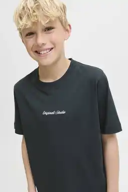 Wehkamp JACK & JONES JUNIOR T-shirt donkergroen aanbieding