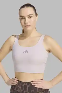 Wehkamp adidas Performance sporttop Optimé lichtpaars aanbieding
