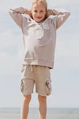 Wehkamp 4PRESIDENT sweatshort beige aanbieding