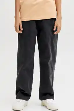 Wehkamp JACK & JONES JUNIOR wide leg casual broek grijs aanbieding