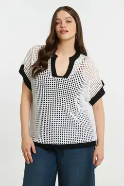 Wehkamp Mat Fashion top wit aanbieding
