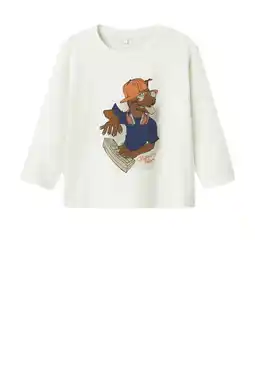 Wehkamp NAME IT MINI longsleeve wit aanbieding