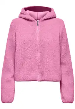 Wehkamp ONLY PLAY fleece hoodie ONPCAVY roze aanbieding