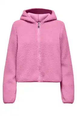 Wehkamp ONLY PLAY fleece hoodie ONPCAVY roze aanbieding