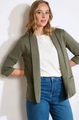 Wehkamp LOLALIZA sweatvest kaki aanbieding
