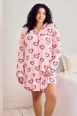 Wehkamp Chelsea Peers nachthemd roze/rood aanbieding