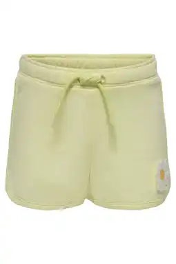 Wehkamp KIDS ONLY MINI regular sweatshort geel aanbieding