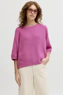 Wehkamp JJXX trui roze gebreid aanbieding