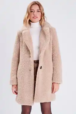Wehkamp Cache Cache teddy jas beige aanbieding