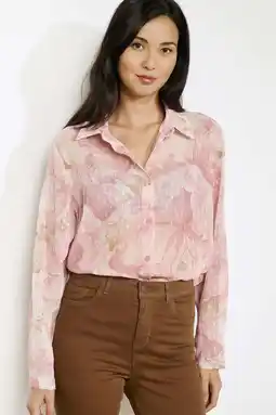 Wehkamp LOLALIZA blouse lichtroze met lurex aanbieding
