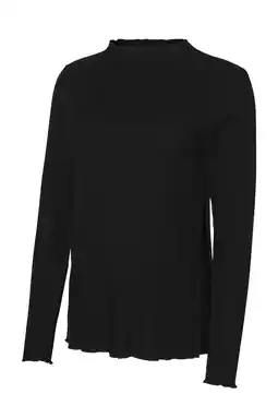 Wehkamp MAMALICIOUS zwangerschaps longsleeve zwart aanbieding