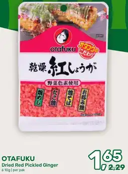 Amazing Oriëntal Otafuku Dried Red Pickled Ginger aanbieding