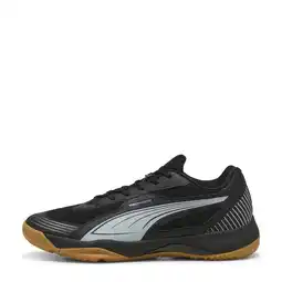 Wehkamp Puma SolarFlash III senior zaalvoetbalschoenen zwart/grijs aanbieding