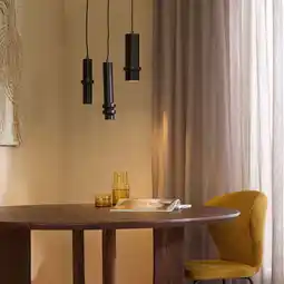 Wehkamp Studio LIVIT hanglamp Janne bruin (3-lichts) aanbieding